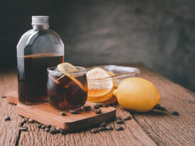 Cold brew lemon fresh